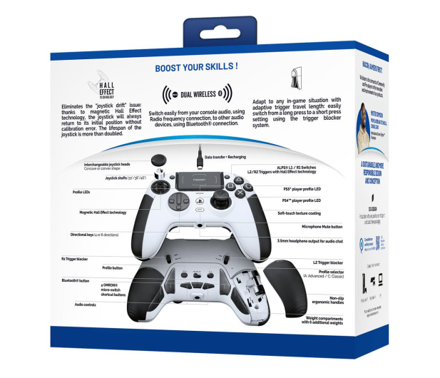 Nacon Pad REVOLUTION 5 PRO PS5/PS4 - biały PS5RP5WUK - 1194610 - zdjęcie 5